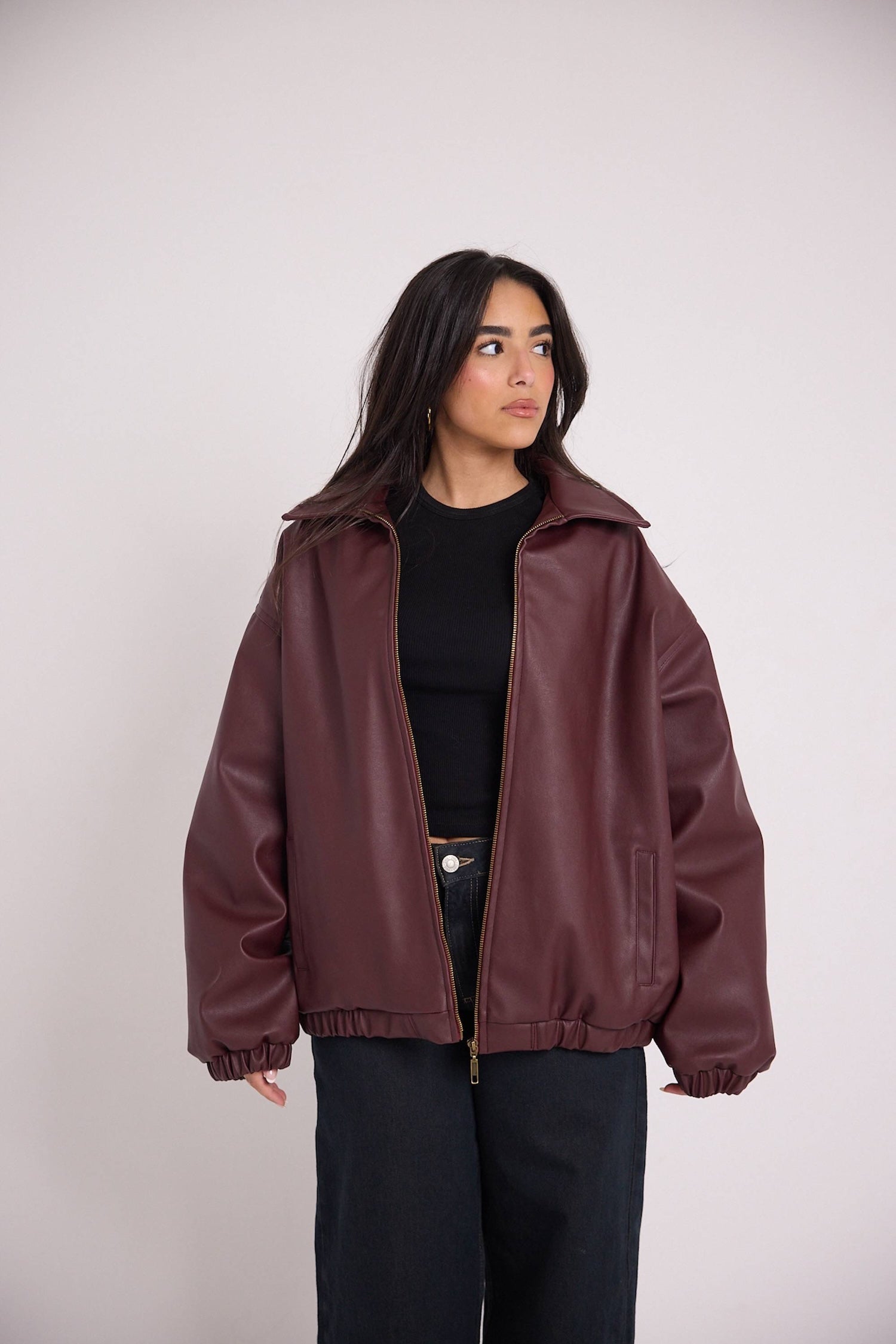 Cabernet Bomber Jacket