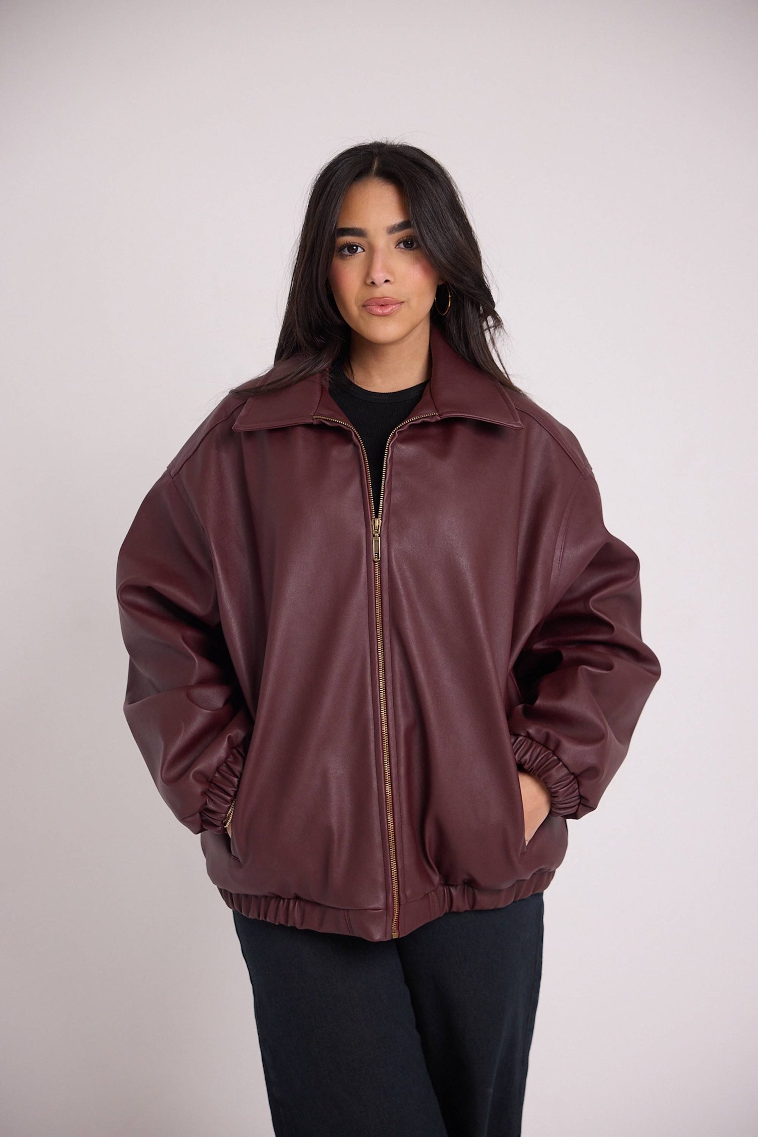 Cabernet Bomber Jacket